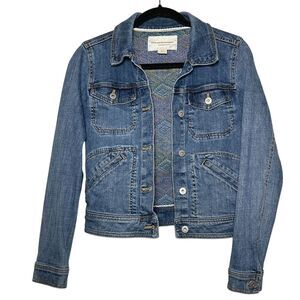 Pilcro and The Letterpress Denim Jean‎ Jacket Size Small